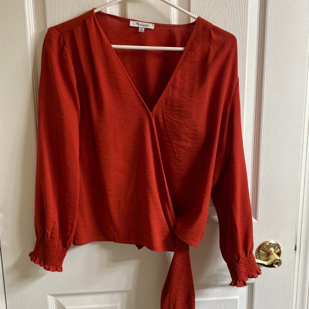 Madewell wrap top